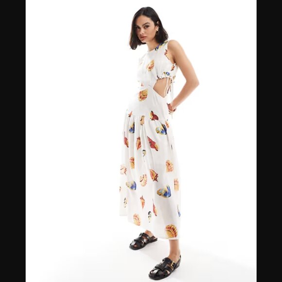 ASOS Dresses & Skirts - ASOS Design Sleevless Cut Out Midi Dress Sz. US 6